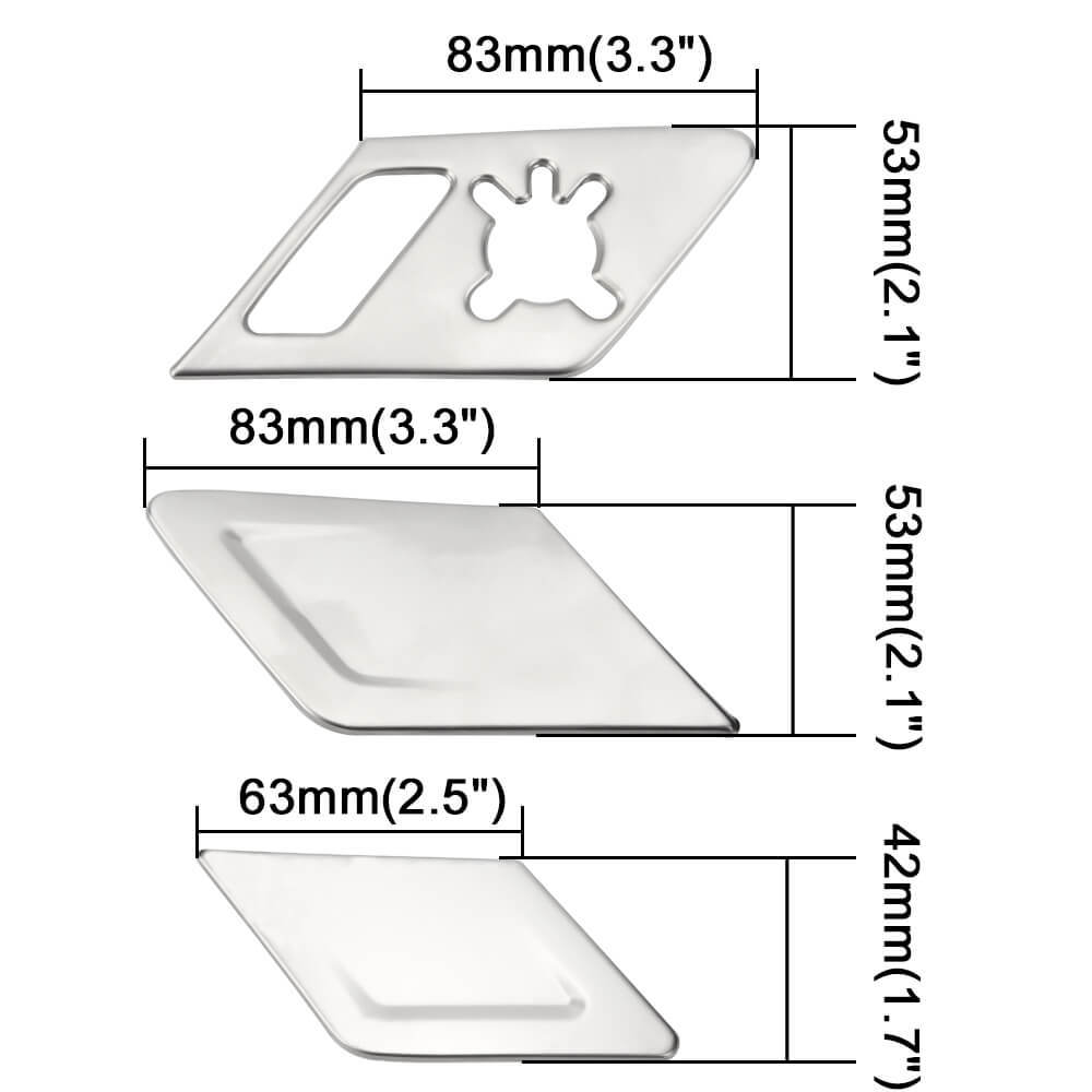 Golf  Inner Door Side View Mirror Switch Console Panel Trim