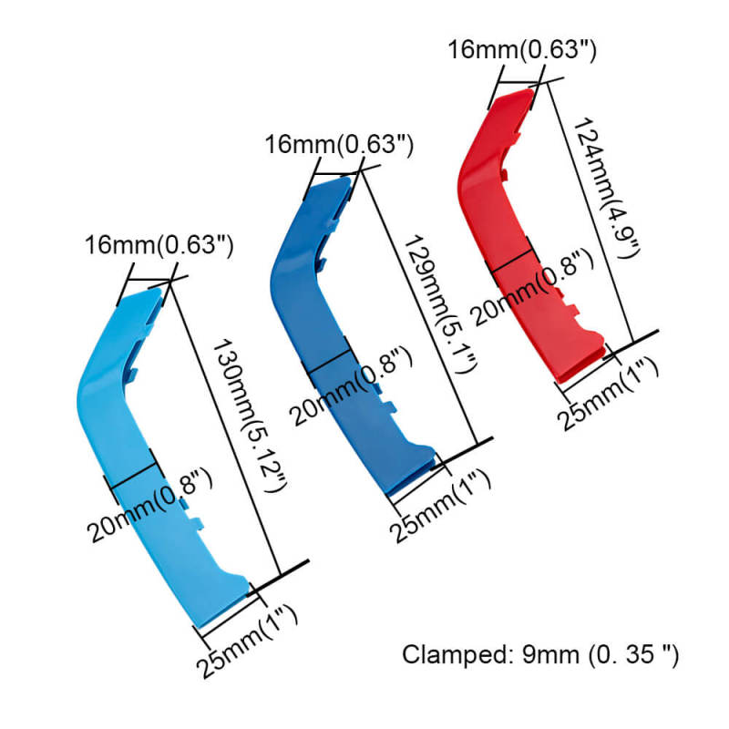 BMW Grill Stripe 3PCS