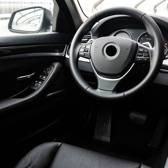BMW Steering Wheel Crystal Decoration Silver