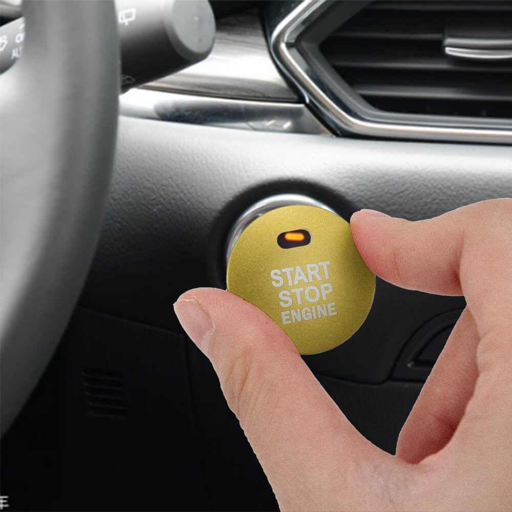 Mazda Engine Start Stop Button Sticker