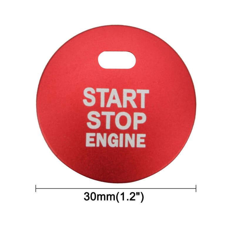 Mazda Engine Start Stop Button Sticker