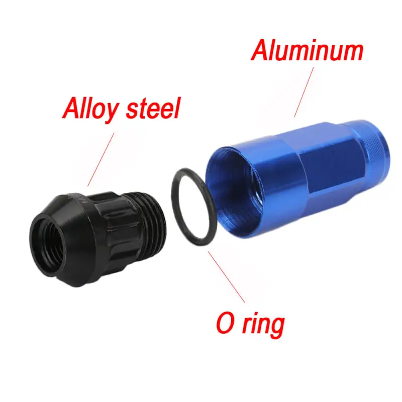 Anti theft Locking Nuts with Aluminum Covers 20PCS