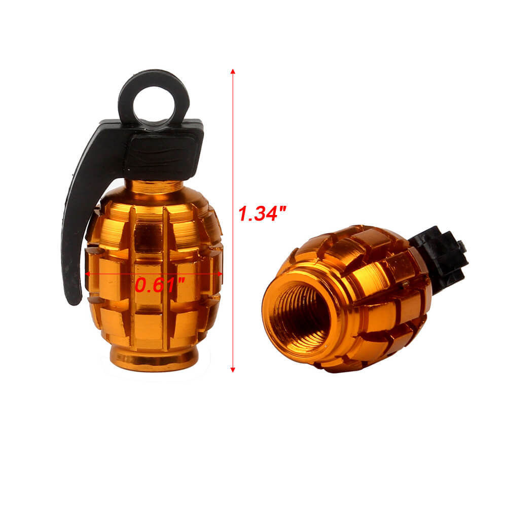 Aluminum Alloy Grenade Bomb Dust Caps