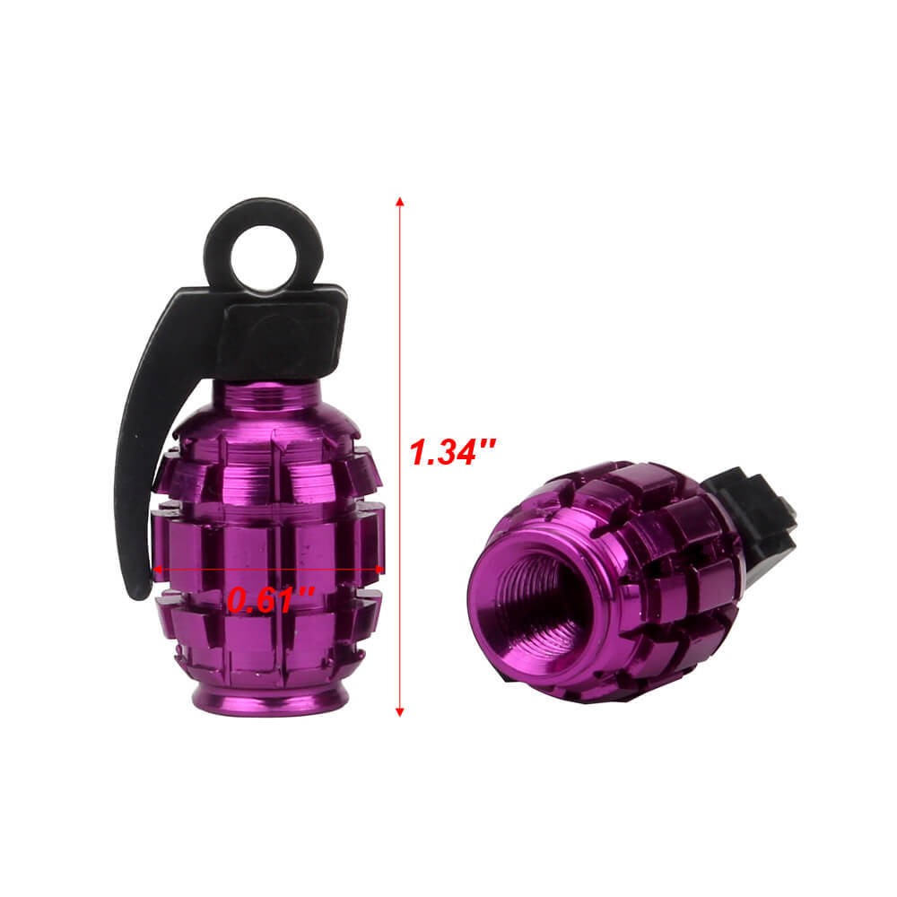 Aluminum Alloy Grenade Bomb Dust Caps