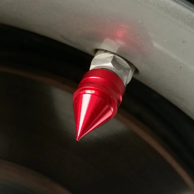 Aluminum Alloy Spike Car Valve Caps