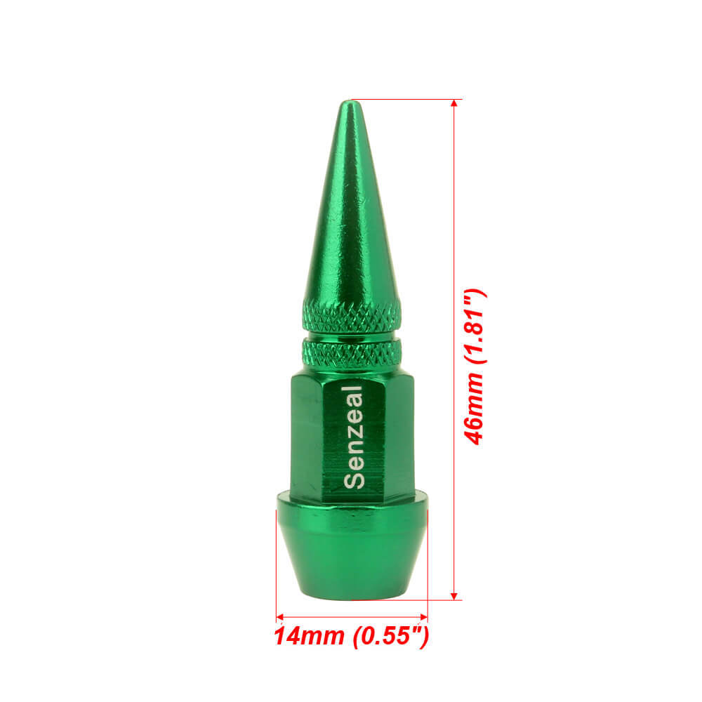 Aluminum Alloy Long Spike Valve Caps