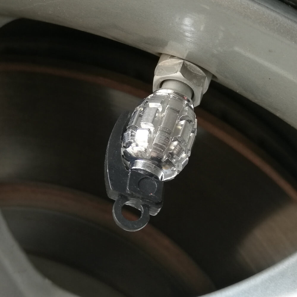 Aluminum Alloy Grenade Bomb Dust Caps