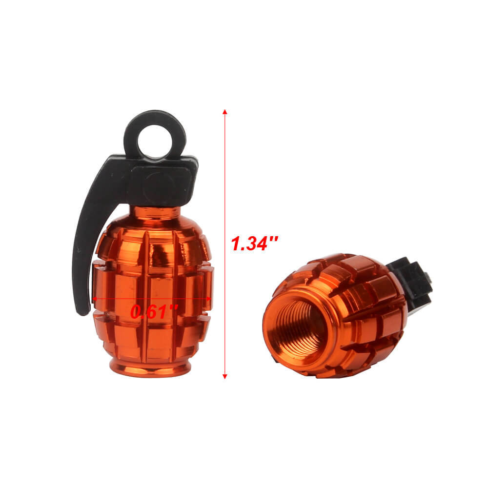 Aluminum Alloy Grenade Bomb Dust Caps