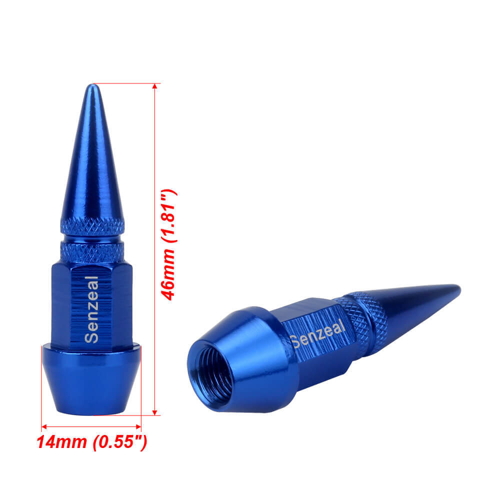 Aluminum Alloy Long Spike Valve Caps