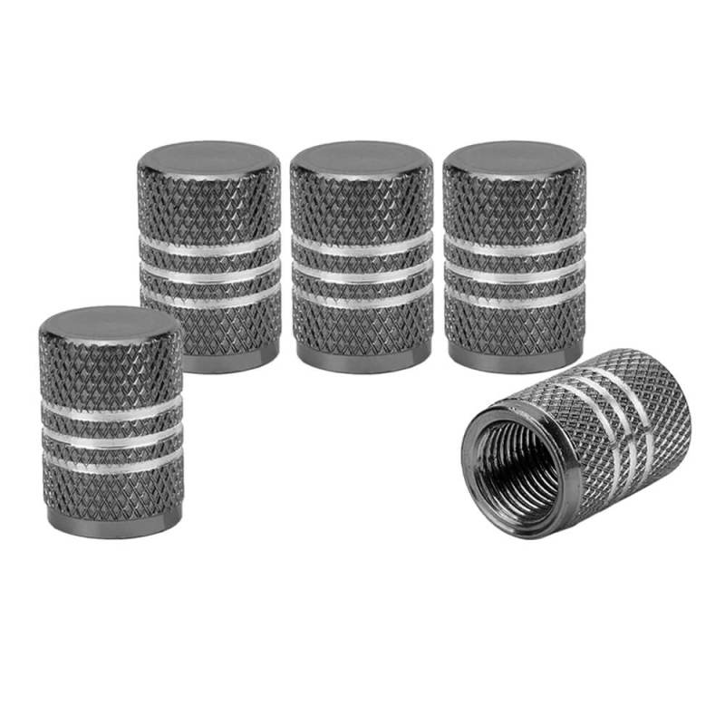 Aluminum Alloy Silver Around Tyre Valve Caps