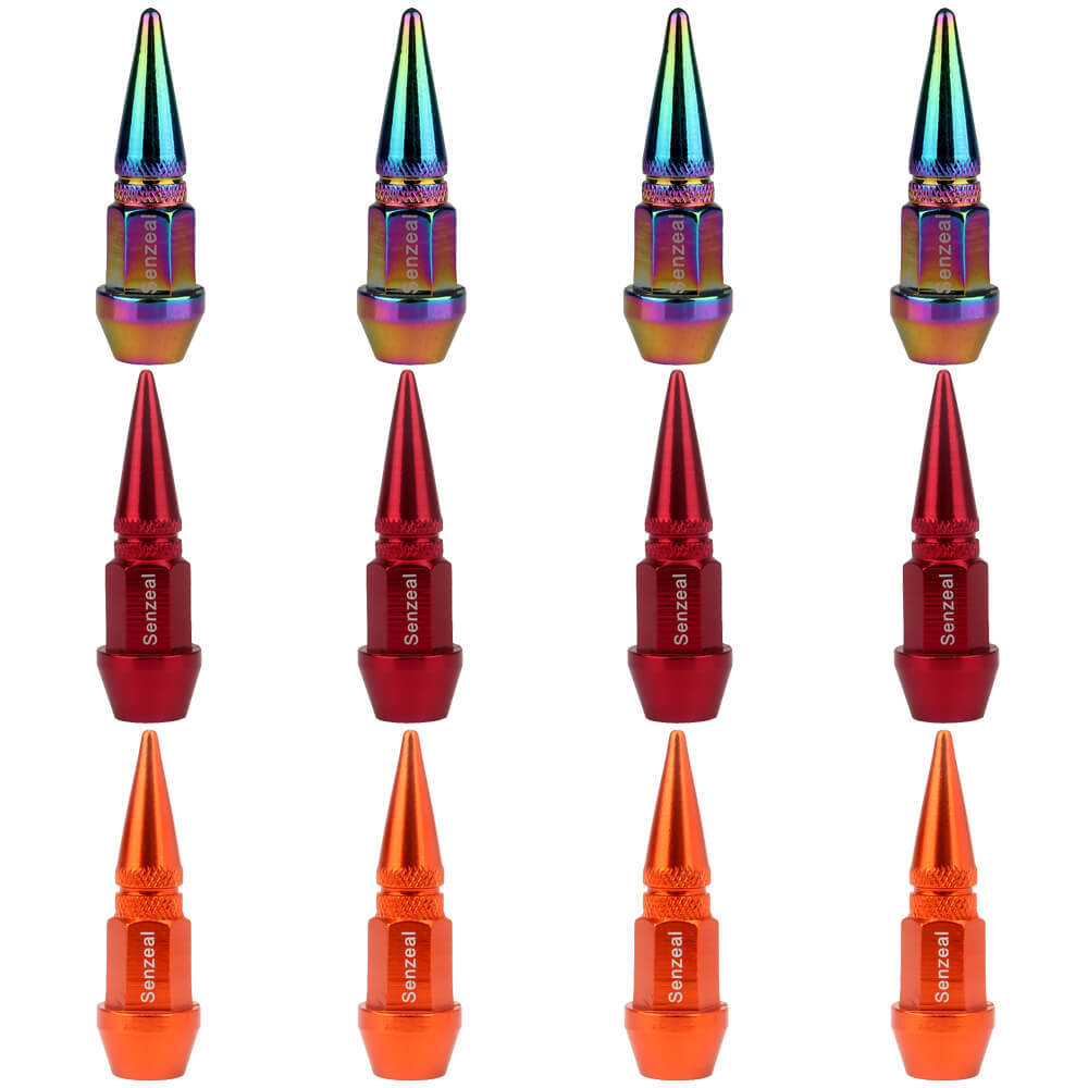 Aluminum Alloy Long Spike Valve Caps