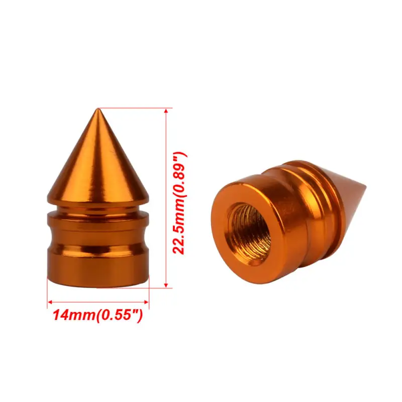 Aluminum Alloy Spike Car Valve Caps