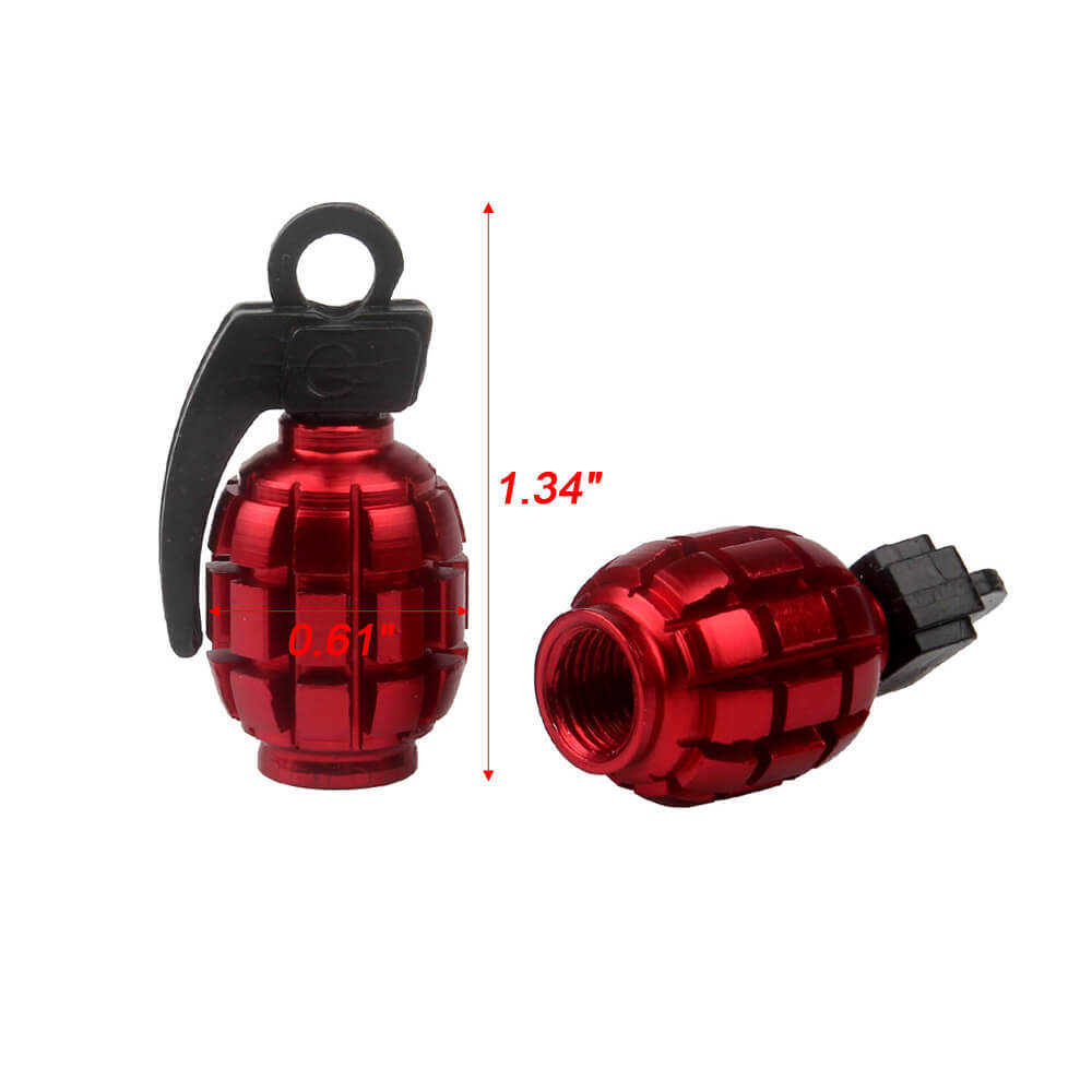Aluminum Alloy Grenade Bomb Dust Caps