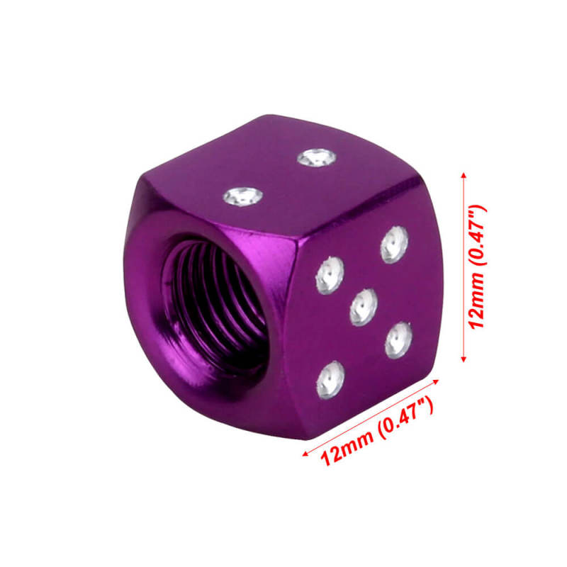 Aluminum Alloy Dice Dust Caps