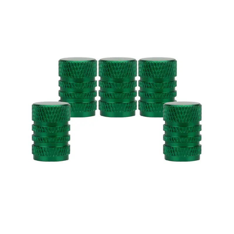 Aluminum Alloy Round Tire Valve Caps 5PCS