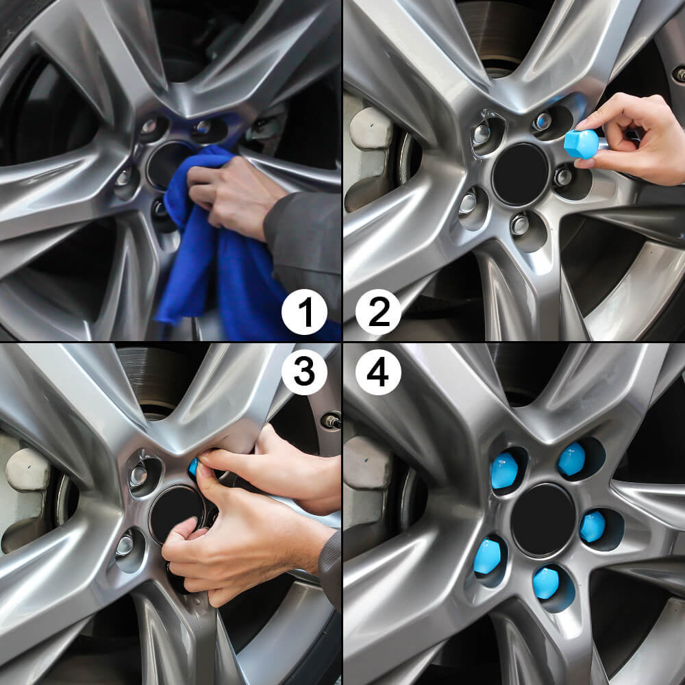 Wheel Lug Nut Covers 17mm