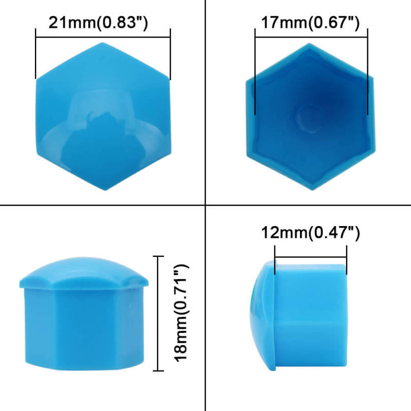 Wheel Lug Nut Covers 17mm