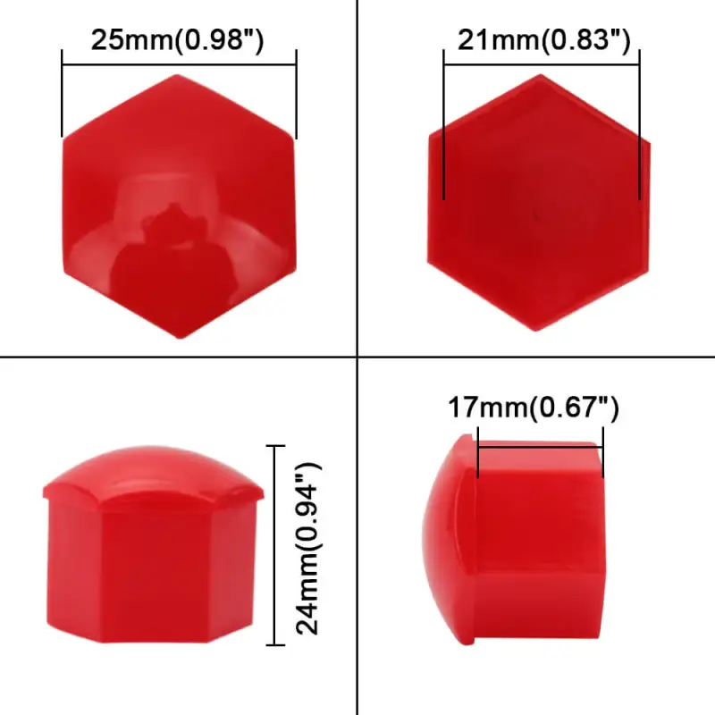 Wheel Lug Nut Covers 21mm