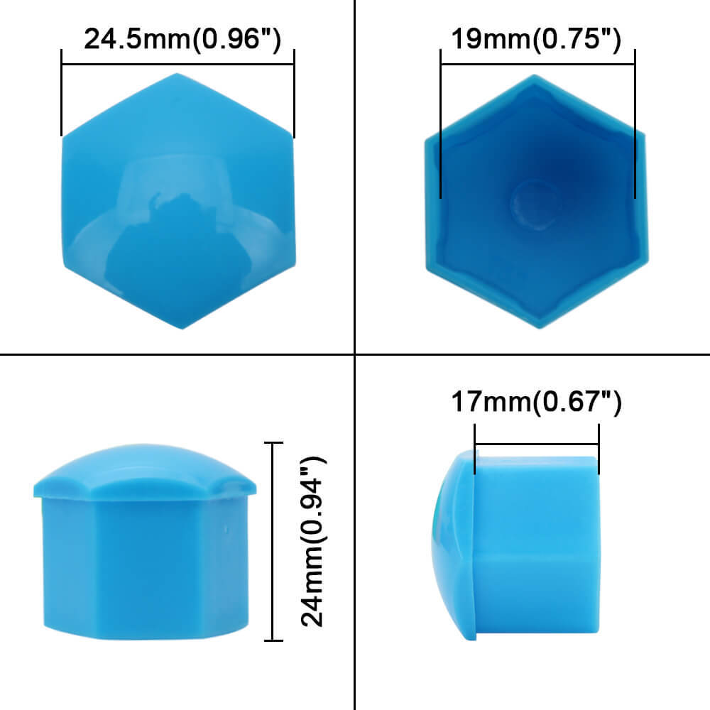 Wheel Lug Nut Covers 19mm