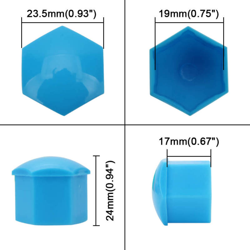 Wheel Lug Nut Covers 19mm