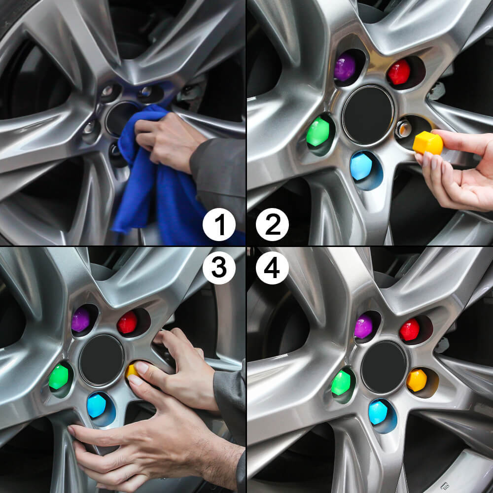 Wheel Lug Nut Covers 19mm