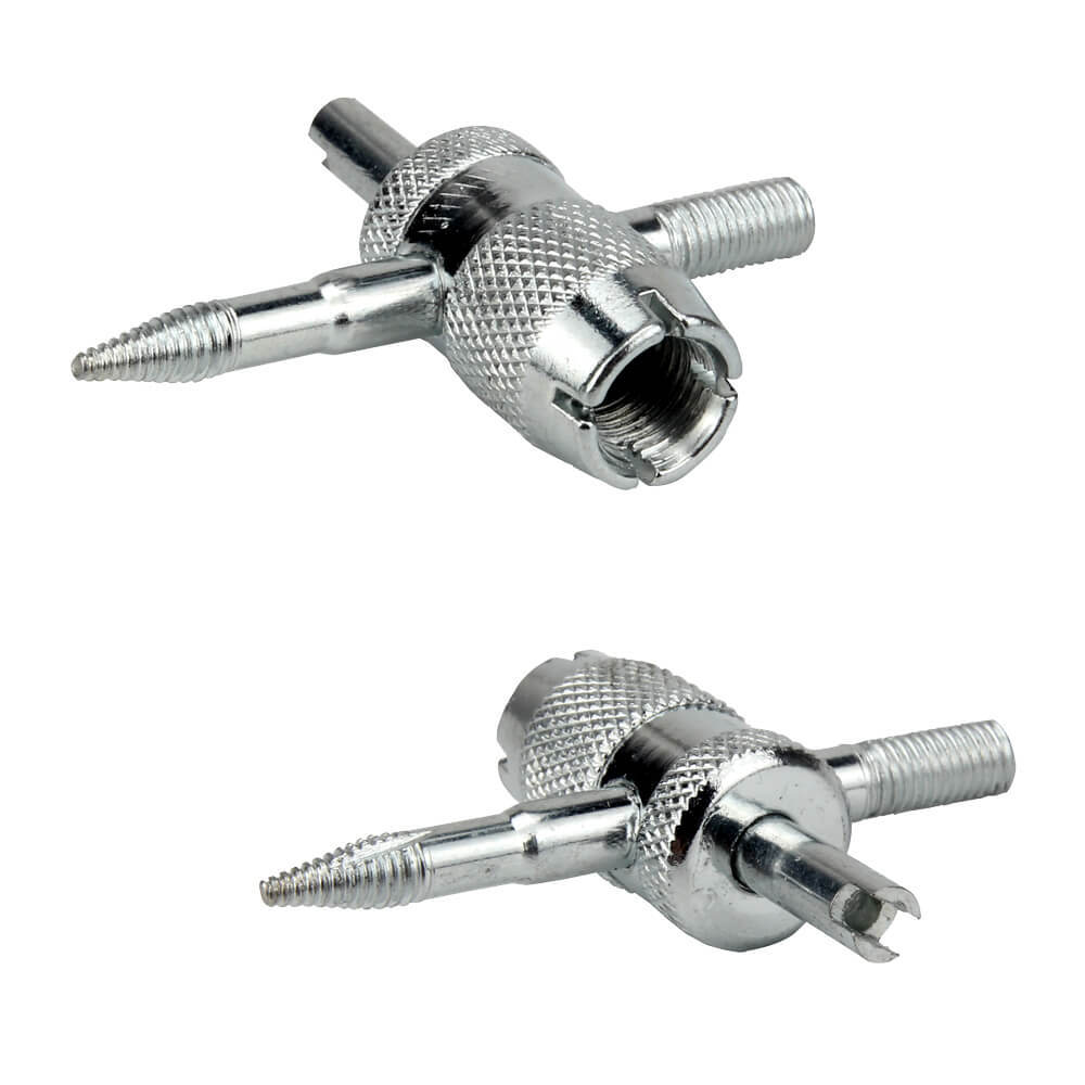 4 in 1 Tire Valve Stem Tool With Cores