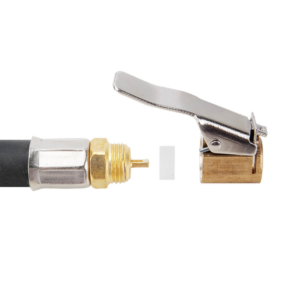 Tire Inflator Hose with Valve Core Remover