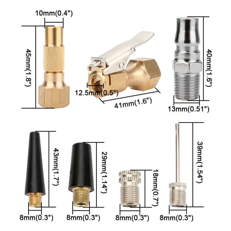 Tire Inflator Nozzle 12mm