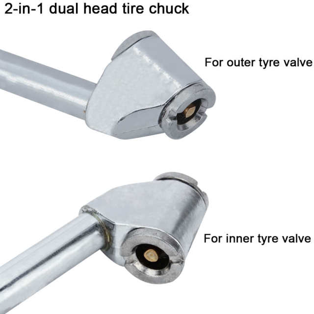 Tire Air Filling Chuck with Valve Stem Remover