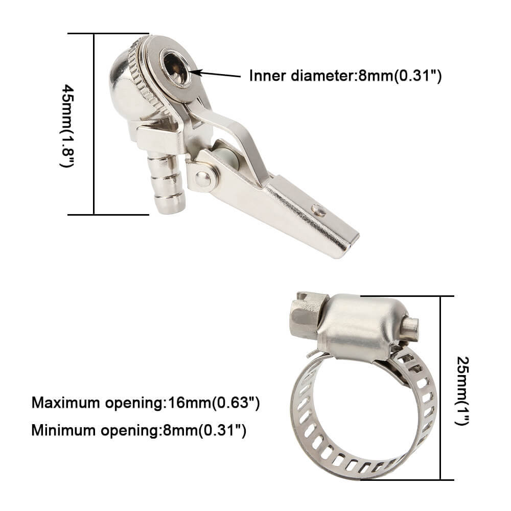 Car & Truck Tire Inflator Tool 8mm
