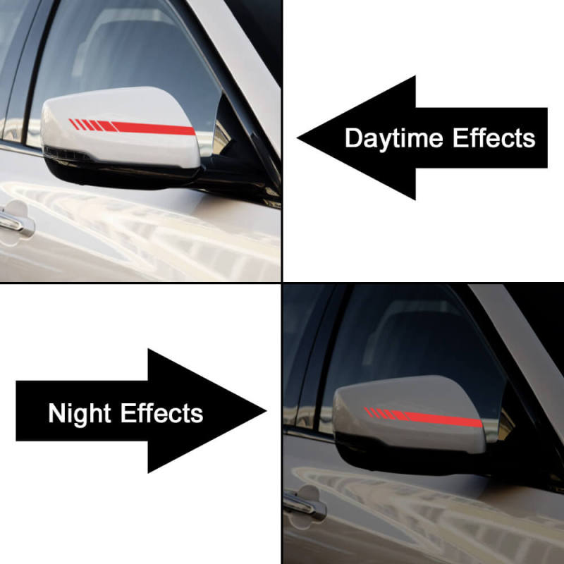 Car Rear View Mirror Reflective Stickers