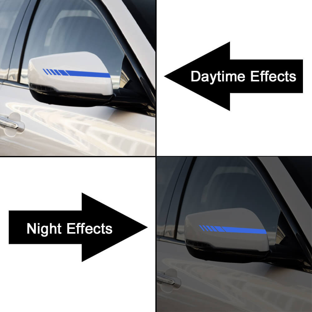 Car Rear View Mirror Reflective Stickers