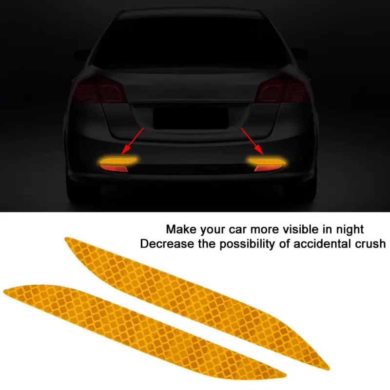 Car Eyebrow Light Reflective Sticker