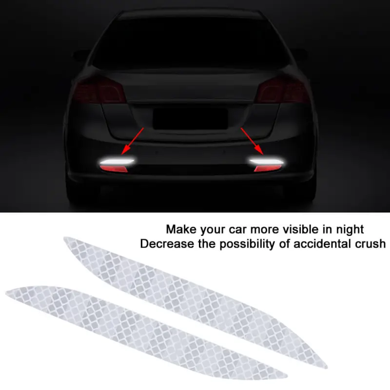 Car Eyebrow Light Reflective Sticker