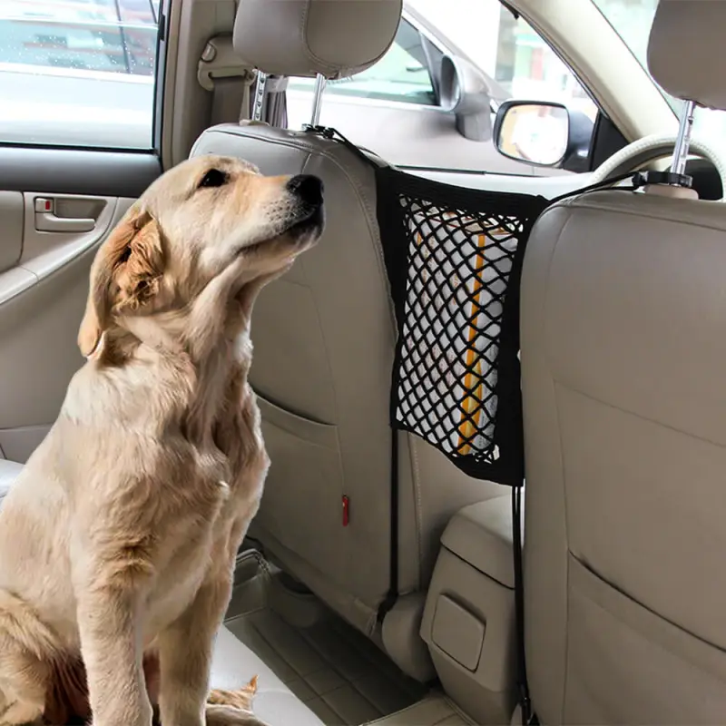 Double-Layer Car Seat Storage Net