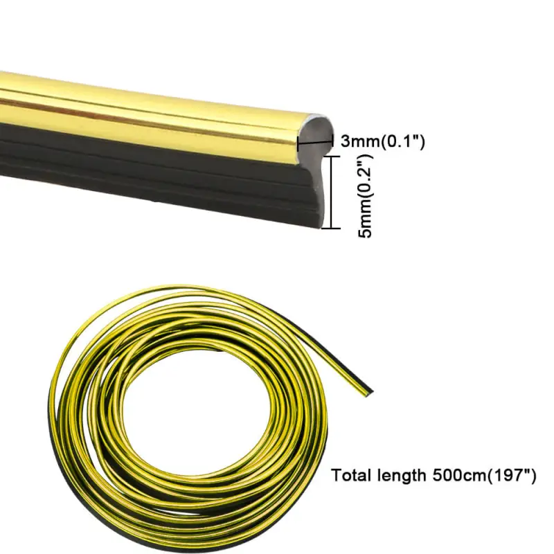 Flexible Interior Exterior Decoration Molding Trims Strips