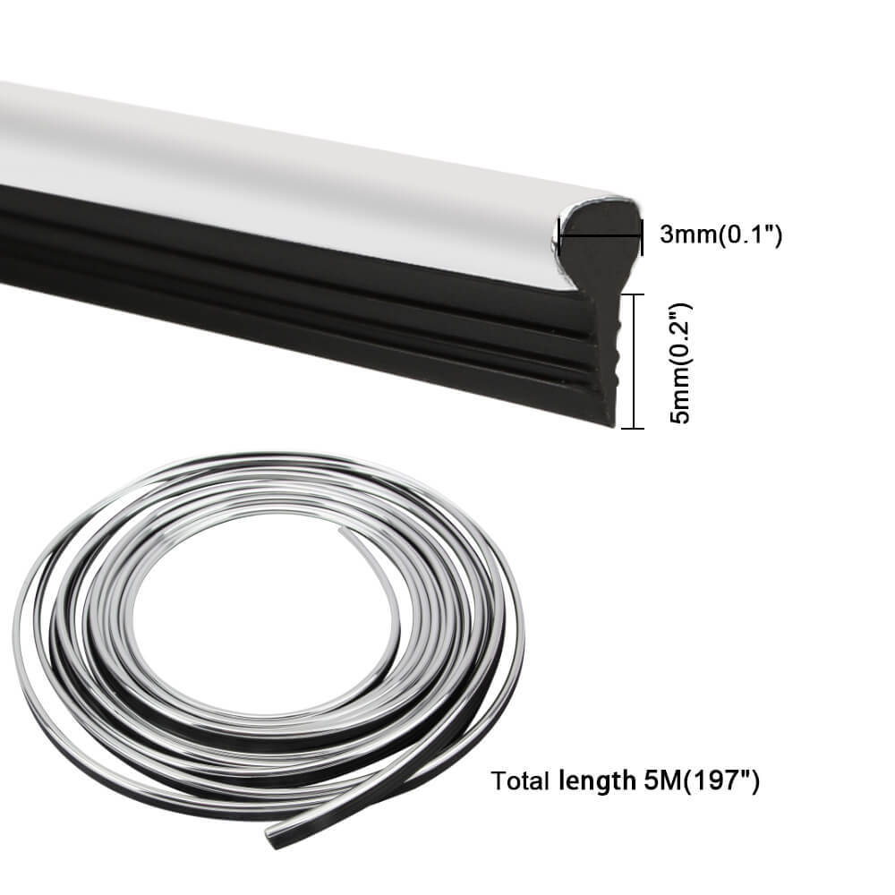 Flexible Interior Exterior Decoration Molding Trims Strips