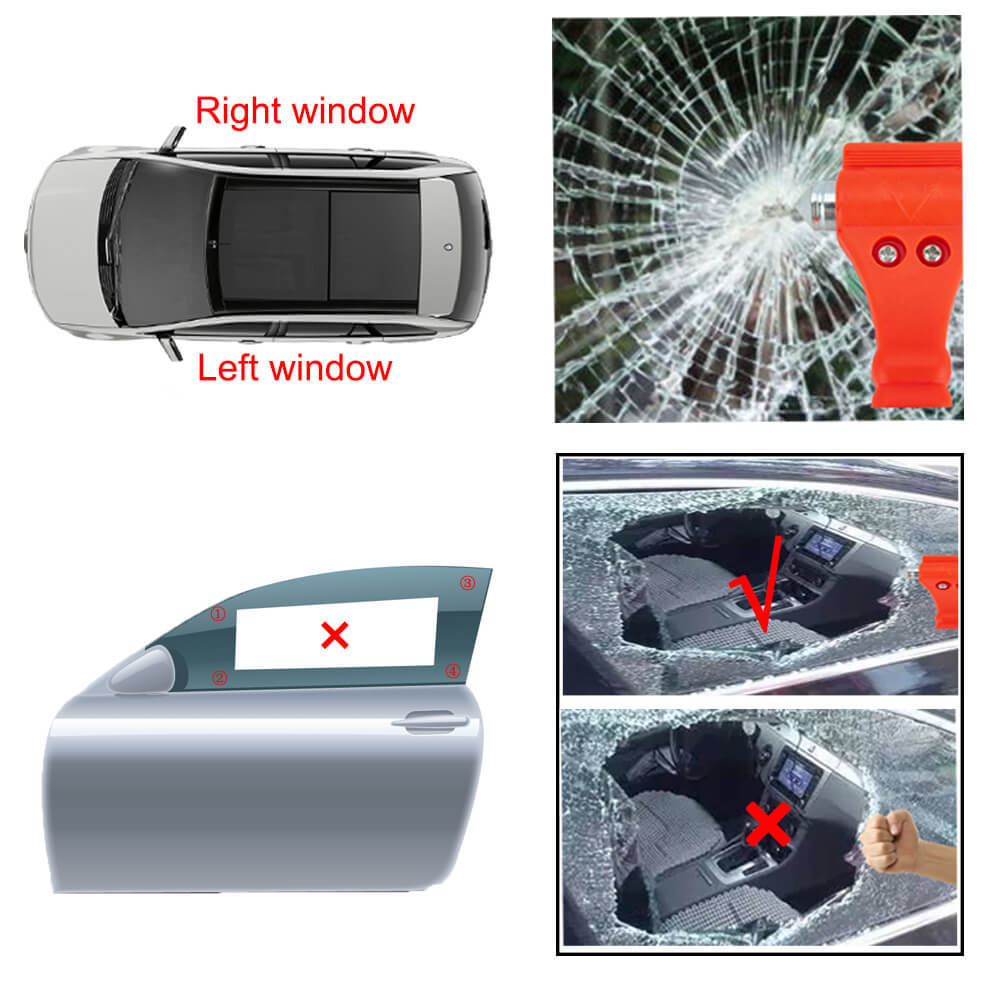 Seatbelt Cutter Window Breaker Emergency Escape Tool
