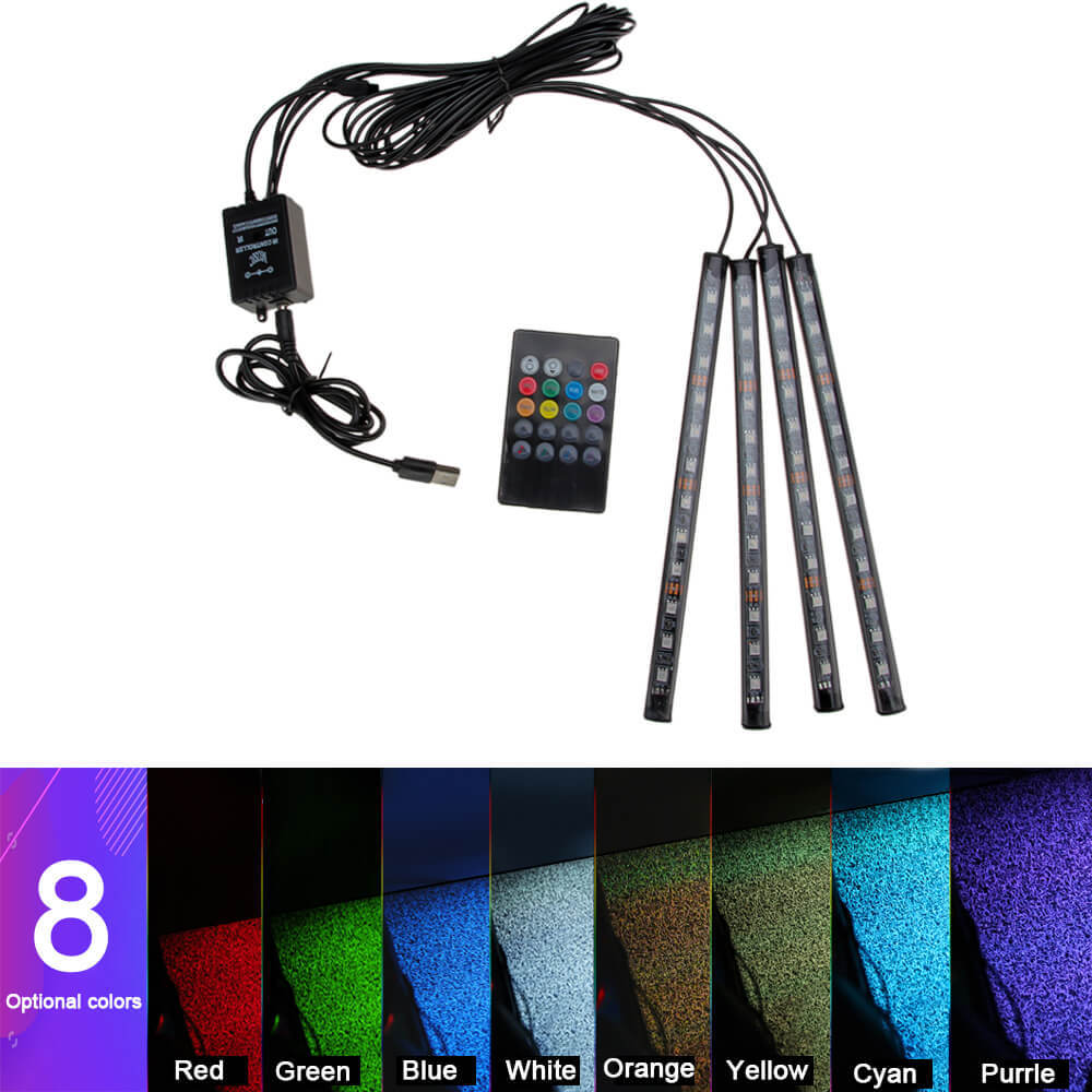 Car Music Atmosphere Light 8 Colors