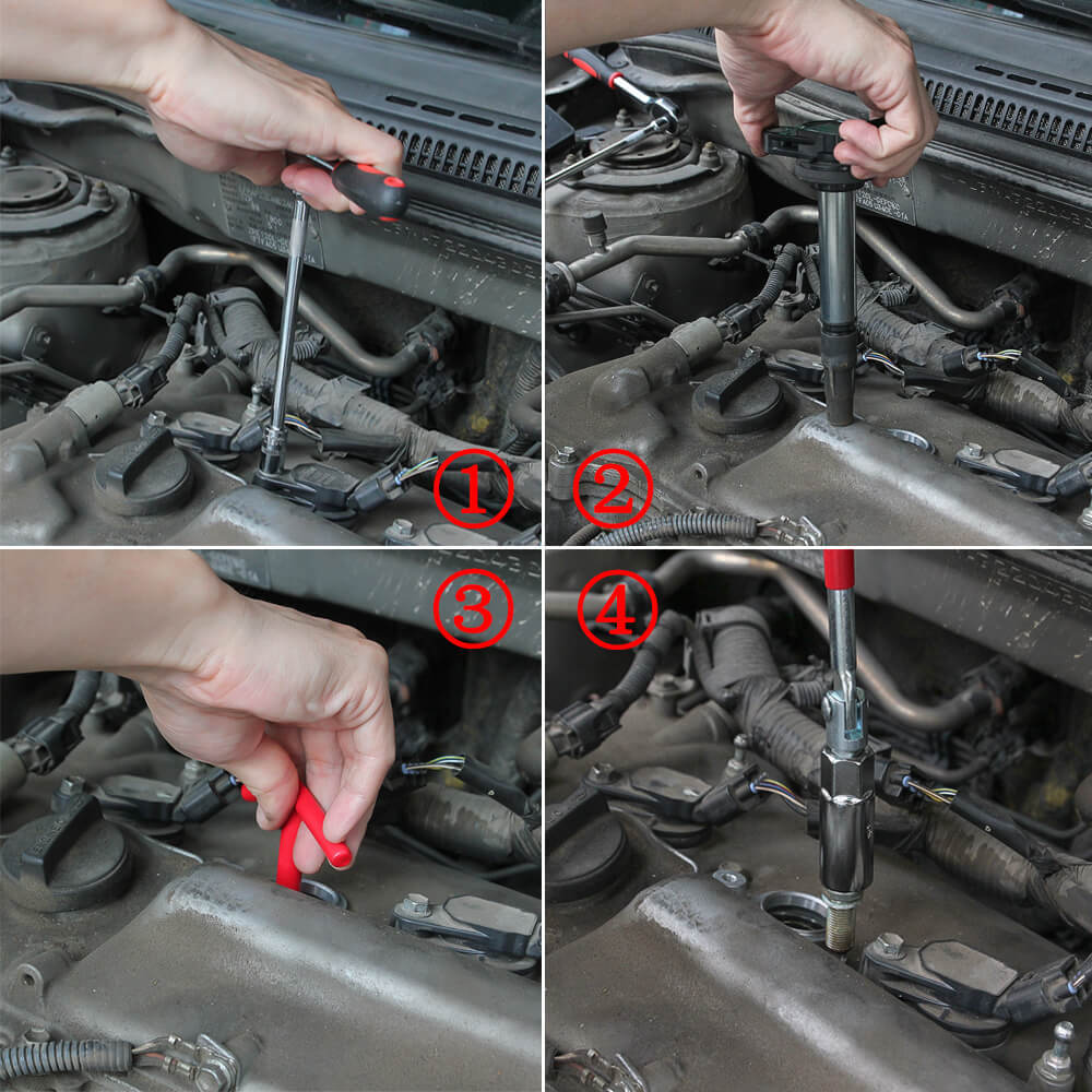 Spark Plug Wrench With 16mm & 21mm Spark Plug Socket