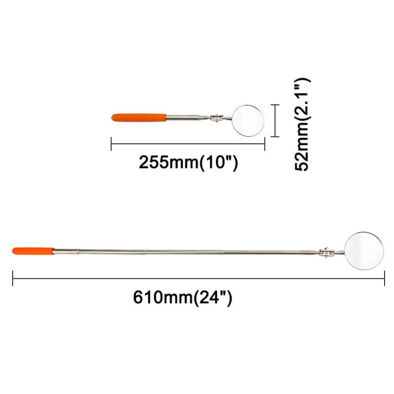 Telescopic Inspection Mirror