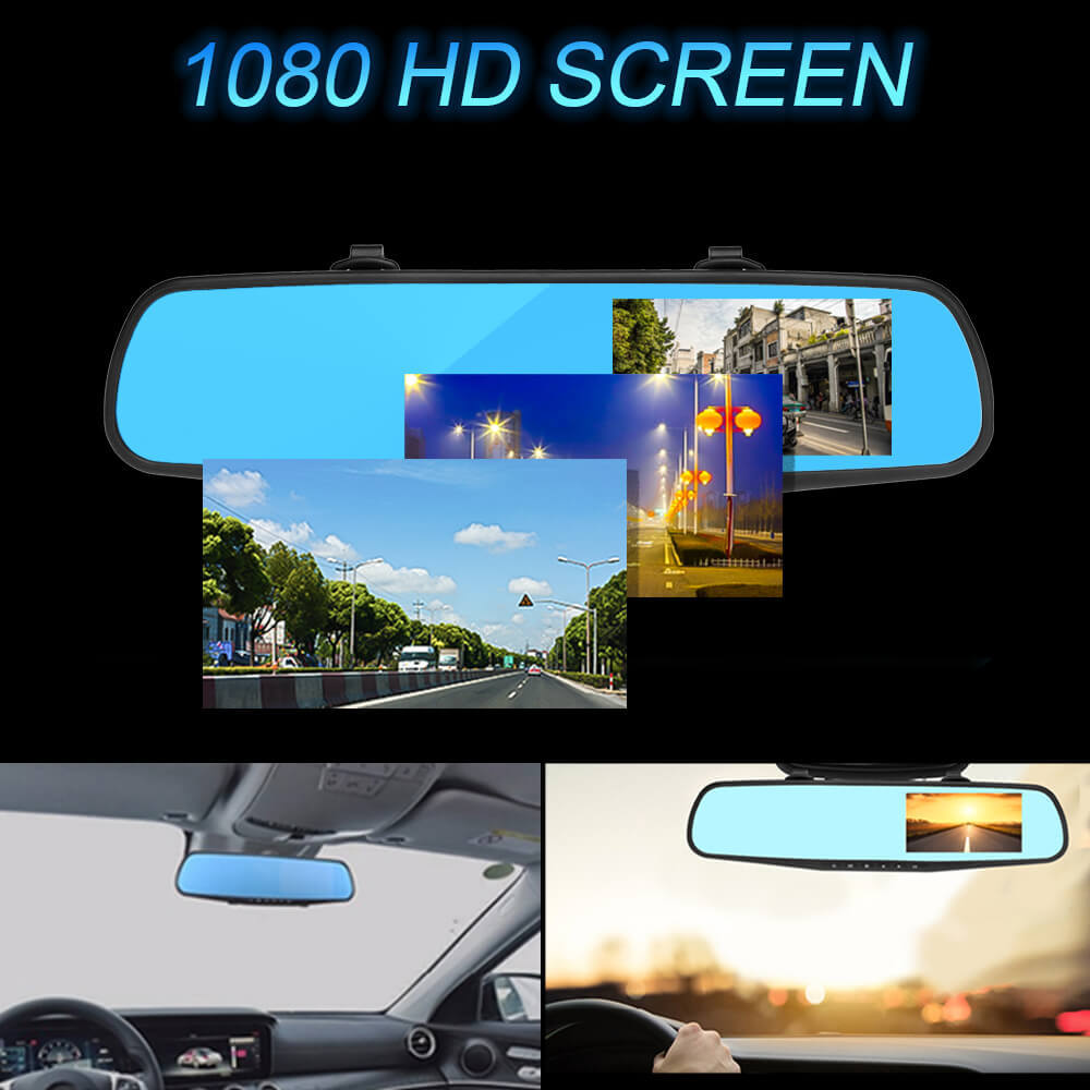 4.3" HD 1080P Dual Lens Digital Video Recorder