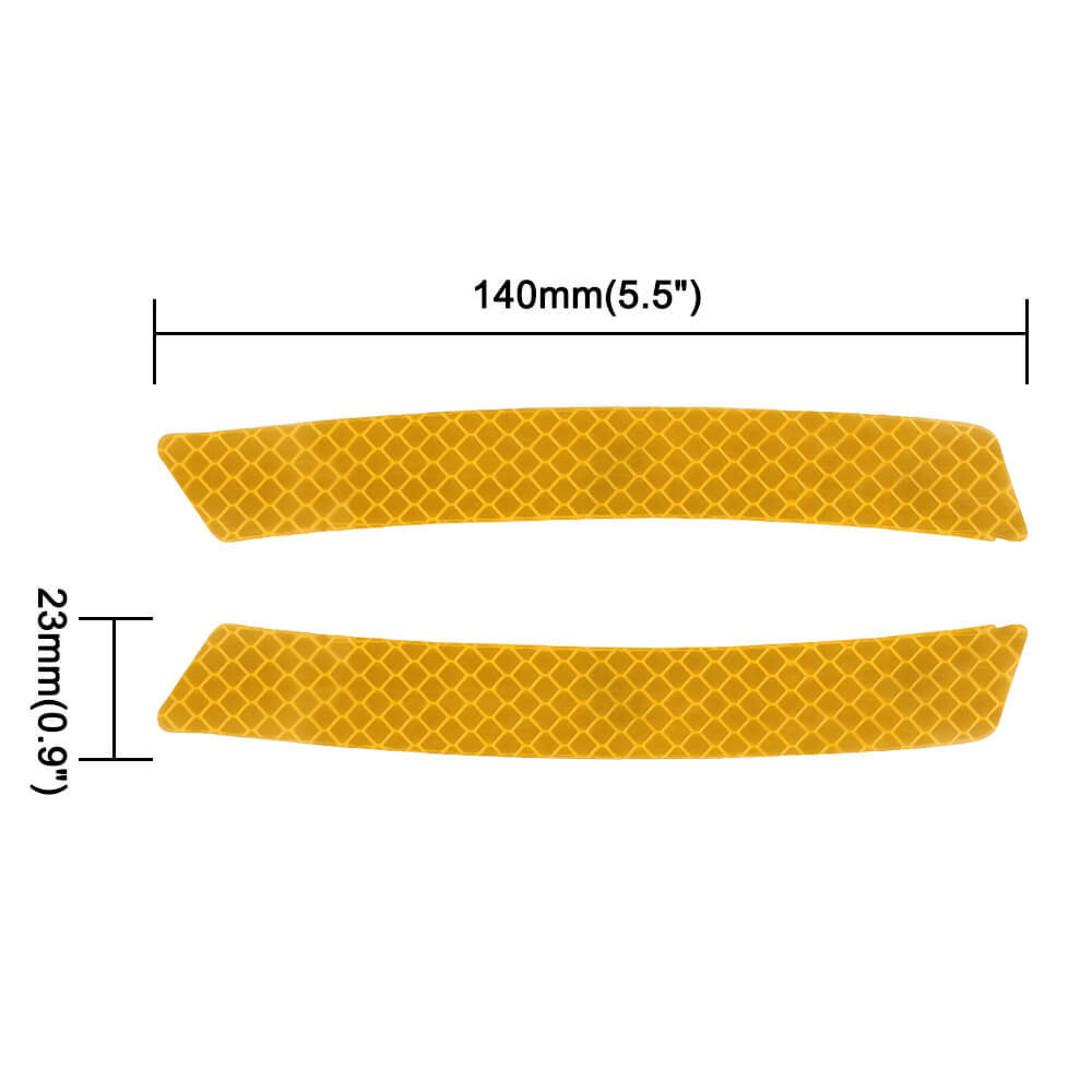 Car Wheels Eyebrow Reflective Sticker