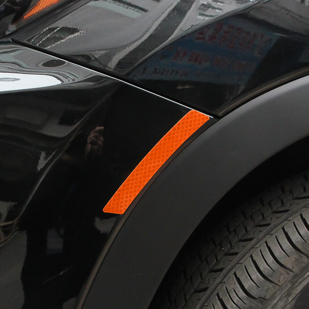 Car Wheels Eyebrow Reflective Sticker