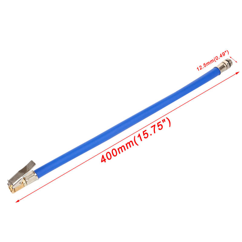 Tire Inflator Hose with Valve Core Remover