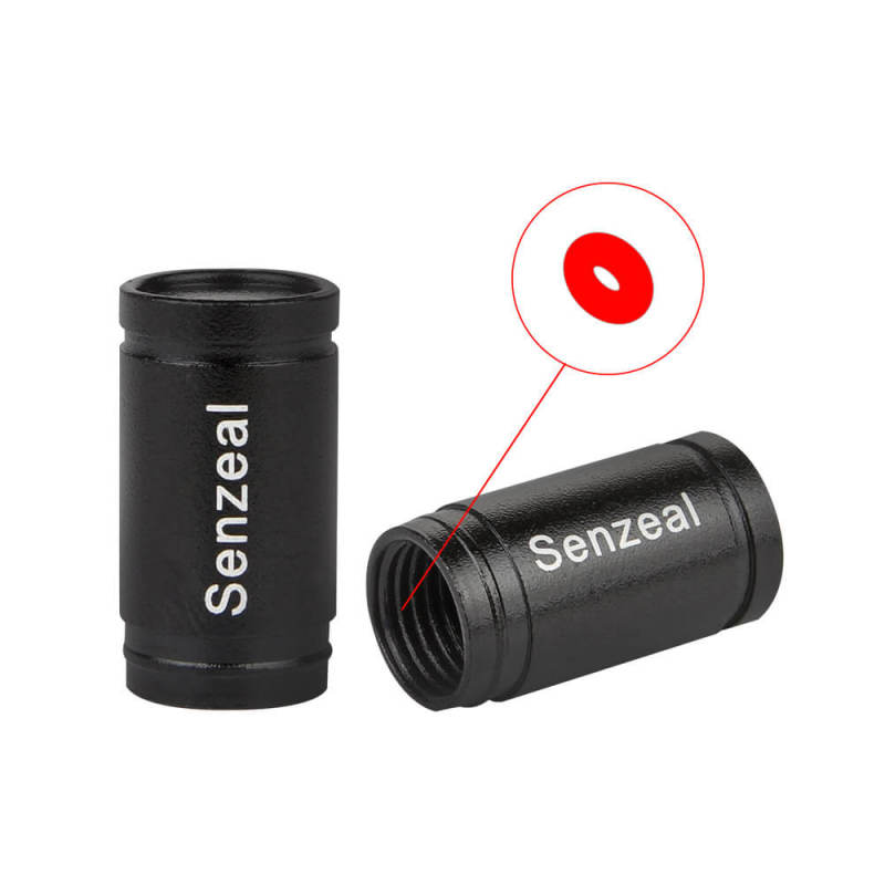 Aluminum Alloy Around Tyre Valve Caps with Senzeal Logo