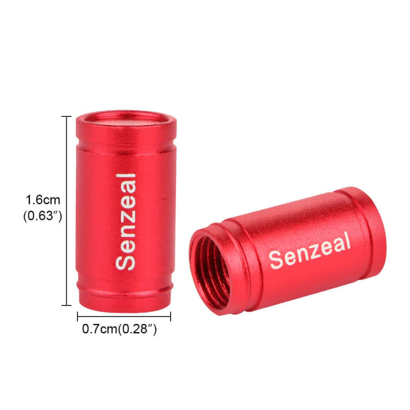 Aluminum Alloy Around Tyre Valve Caps with Senzeal Logo