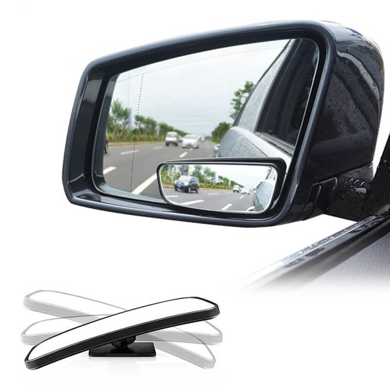 Rectangle 360°rotation + 20°sway Car Blind Spot Mirror