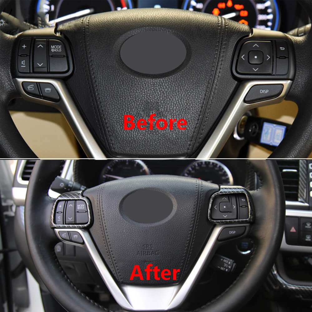 Highlander Kluger 2015-2019 Car Steering Wheel Trim