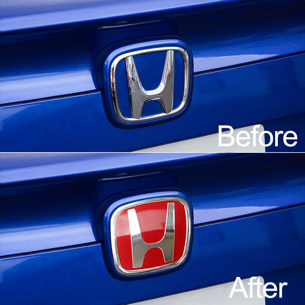 Car Badges for Honda Civic Front Grill  / Rear Trunk Emblem
